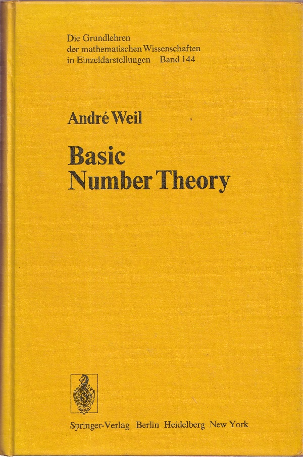 Amazon | Basic Number Theory (Grundlehren der mathematischen