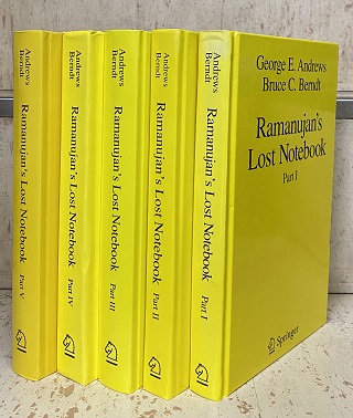 The lost notebook Ramanujan ラマヌジャン Ramanujan's Lost Notebook : Part 1-5 (Hard) (英