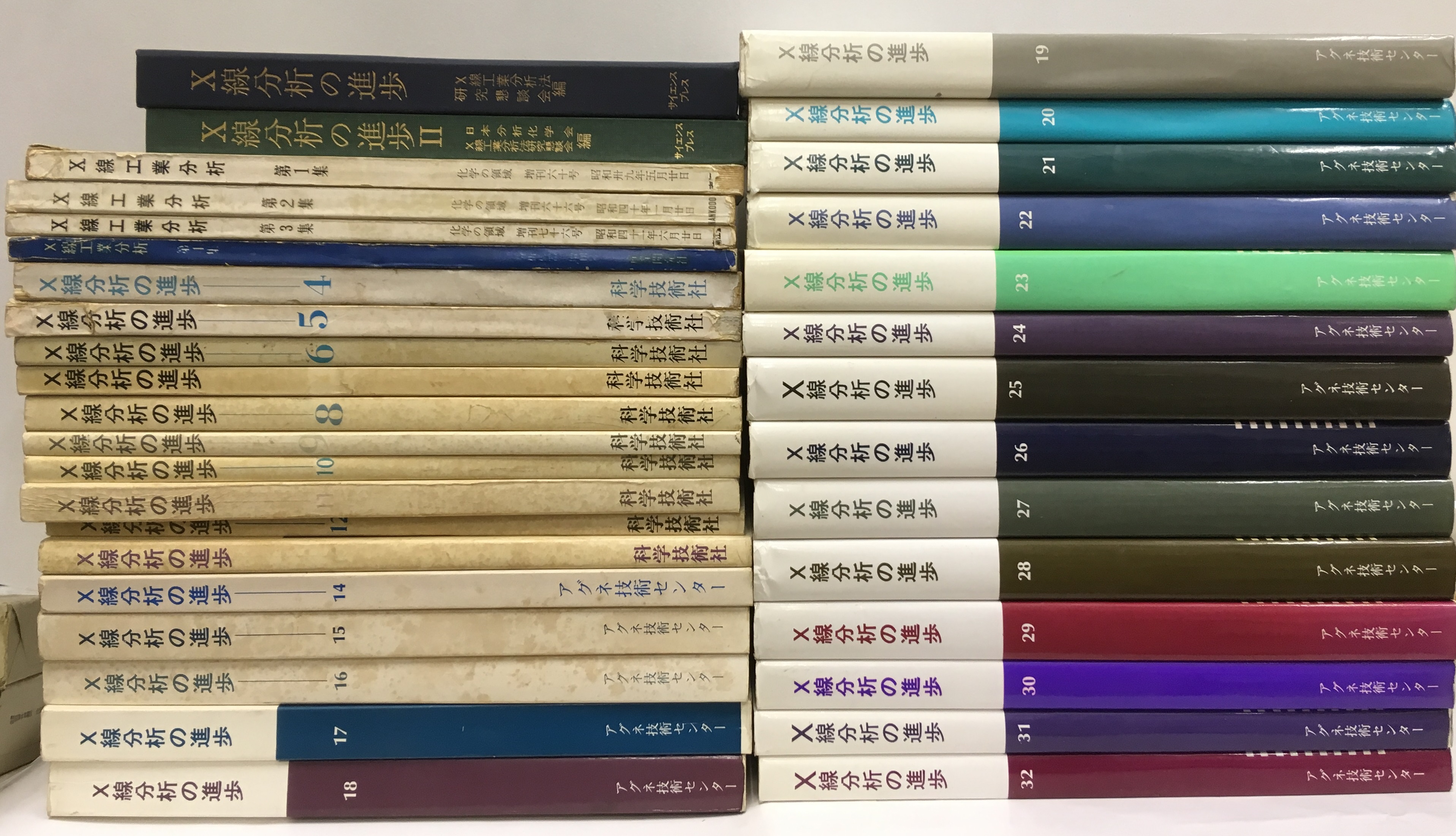 X線工業分析の7集欠　X線工業分析1-6：X線分析の進歩　日本の古本屋　明倫館書店　4-32　(日本分析化学会/X線分析研究懇話会)　古本、中古本、古書籍の通販は「日本の古本屋」